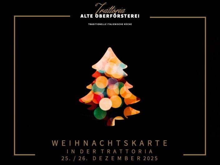 Weihnachtskarte in der Trattoria 2025